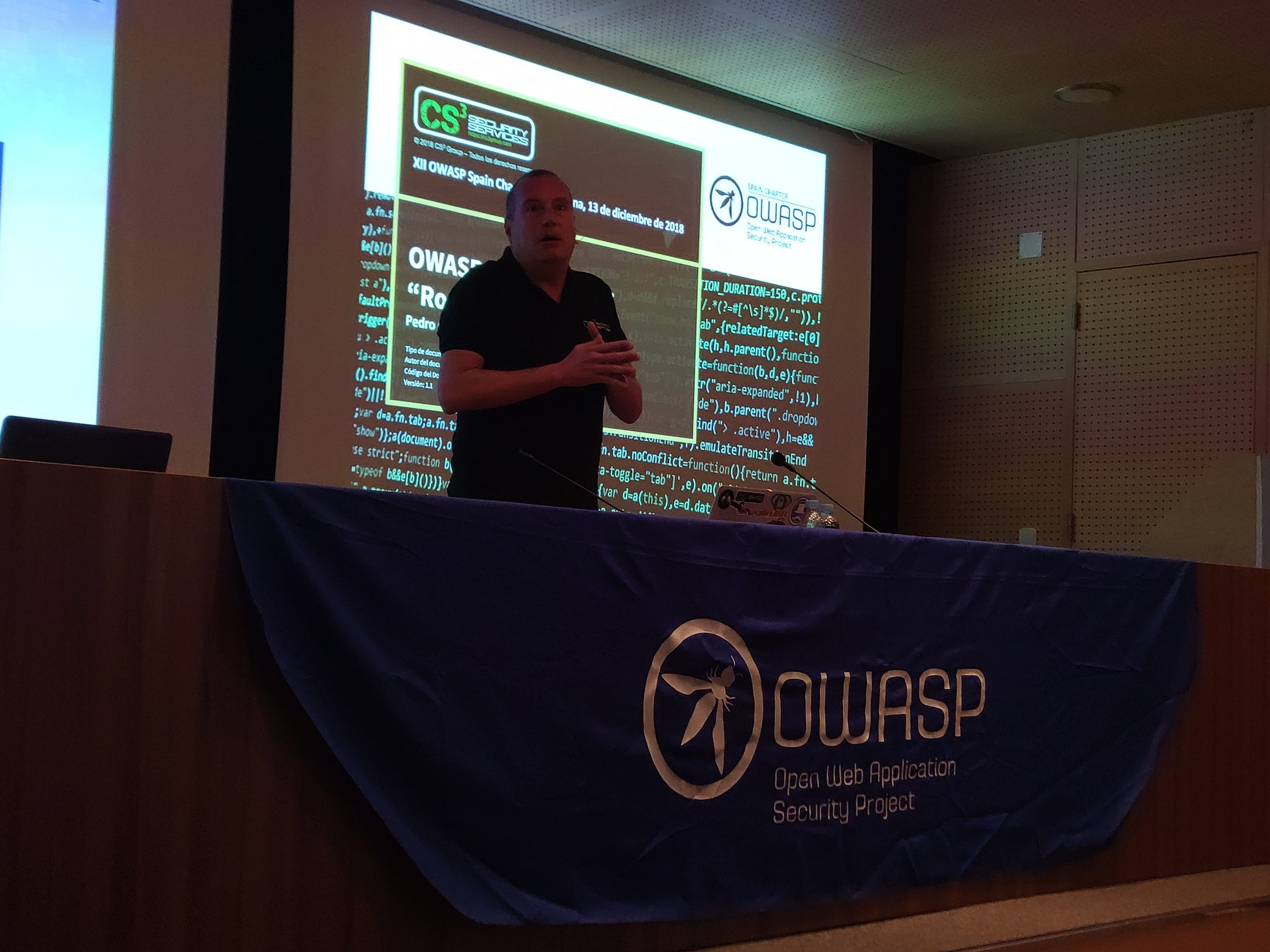 Portada de XII OWASP Spain Chapter 2018